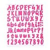 Number & Alphabet & Sign PVC Waterproof Self-Adhesive Sticker DIY-I073-04C-1