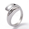 Non-Tarnish Unisex 304 Stainless Steel Finger Rings X-RJEW-K233-09B-P-3