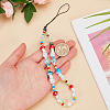 Resin Lanyard Wrist Strap Phone Star Charms Straps DIY-WH20003-13-3