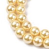 Electroplated Shell Pearl Beads Strands BSHE-G041-8mm-01-3