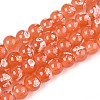 Baking Paint Glass Beads Strands DGLA-N015-6mm-04-1