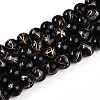Baking Paint Glass Beads Strands DGLA-N010-10mm-10-1