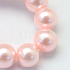 Baking Painted Pearlized Glass Pearl Round Bead Strands HY-Q003-10mm-70-3