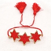 Friendship Star Loom Pattern Seed Beads Bracelets for Women BJEW-A121-39C-1