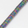 Electroplate Non-magnetic Synthetic Hematite Beads Strands G-J164B-3mm-03-3
