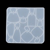Irregular Arch/Trapezoid DIY Pendant Silicone Molds SIMO-R002-01B-5