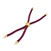 Nylon Cords Bracelet Makings Fit for Connector Charms AJEW-P116-01G-29-2