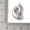 Non-Tarnish 304 Stainless Steel Pendants STAS-M017-08P-04-3