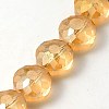 Electorplated Glass Beads EGLA-E002-1K-1