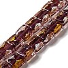 Handmade Gold Foil and Silver Foil Lampwork Beads FOIL-C001-01C-04-1