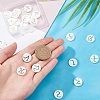 26Pcs 26 Style 
Natural Freshwater Shell Charms SHEL-FH0001-12-3