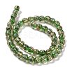Handmade Dichroic Foil Glass Beads Strands DICH-U001-02B-2