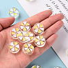 Transparent Enamel Acrylic Beads TACR-S155-005D-5