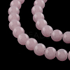 Imitation Jade Glass Beads Strands DGLA-S076-6mm-01-2