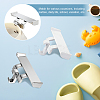2 Pair 2 Colors Plastic Shoe Decorations FIND-GA0003-85-4