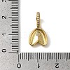 Brass Micro Pave Cubic Zirconia Pendants KK-K345-13A-G-3