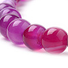 Natural Striped Agate/Banded Agate Beads Strands X-G-S259-04G-10mm-3