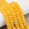 Dyed Natural White Jade Beads Strands G-G107-A15-01-3