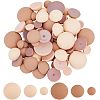 6 Style Opaque Acrylic Beads SACR-CA0001-15-1