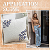 Ethnic Style Flower Pattern Computerized Embroidery Appliques PATC-WH20017-21D-4