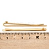 304 Stainless Steel Hair Bobby Pins Findings STAS-F329-02B-G-3