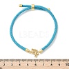 Adjustable Nylon Cord Bracelets X-BJEW-C096-01G-06-5