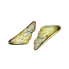 2Pcs Transparent Epoxy Resin Pendants RESI-A044-04C-2