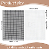 30Pcs 2 Colors PE Mesh Canvas Sheets AJEW-WR0003-60-2