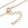 Brass Cubic Zirconia Charm Bracelets & Necklaces Sets SJEW-JS01175-5