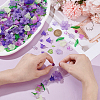 450Pcs 15 Styles Transparent Acrylic Pendants TACR-NB0001-35-3