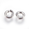 Tarnish Resistant 304 Stainless Steel Saw Cut Open Jump Rings X-STAS-P212-25P-12-3