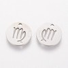 304 Stainless Steel Charms STAS-Q201-T095-6-2