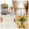 2Yards Polyester with Plastic Imitation Pearl Beads Tassel Ribbons OCOR-GF0004-99A-4