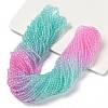 Transparent Painted Glass Beads Strands LS-DGLA-A034-T4mm-A10-1