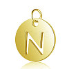 Ion Plating(IP) 304 Stainless Steel Charms STAS-S105-T514G-N-1