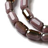 Electroplate Glass Beads Strands EGLA-D031-01-12-3