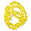 Transparent Electroplate Glass Beads Strands EGLA-A039-T3mm-A21-2