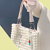 24Pcs Alloy Keychain Clasps KEYC-SC0001-82P-5