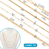 6M 6 Styles 304 Stainless Steel Chains CHS-PH0001-09-3
