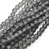 Baking Paint Transparent Glass Beads Strands X-GLAA-S031-12mm-12-1