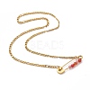 201 Stainless Steel Safety Pins Pendant Necklaces NJEW-JN03002-01-2