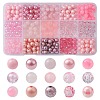 375Pcs 15 Styles Acrylic Beads MACR-YW0002-59D-1