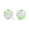 Transparent Crackle Acrylic Beads CACR-N002-25B-4
