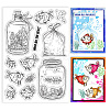 Summer Theme PVC Plastic Clear Stamps DIY-WH0631-0222-1