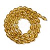 Transparent Glass Beads Strands EGLA-N013-T8mm-D08-2