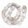 Natural Keshi Pearl Beads Strands PEAR-S020-K04-3