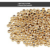 GOMAKERER 1000Pcs 316 Surgical Stainless Steel Crimp Beads STAS-GO0001-03-3