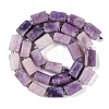 Natural Lepidolite Beads Strands G-M403-B35-03-3