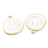 Alloy Enamel Pendants ENAM-D051-18G-01-3