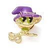 Halloween Brass Enamel European Beads X1-KK-A203-04A-G-1